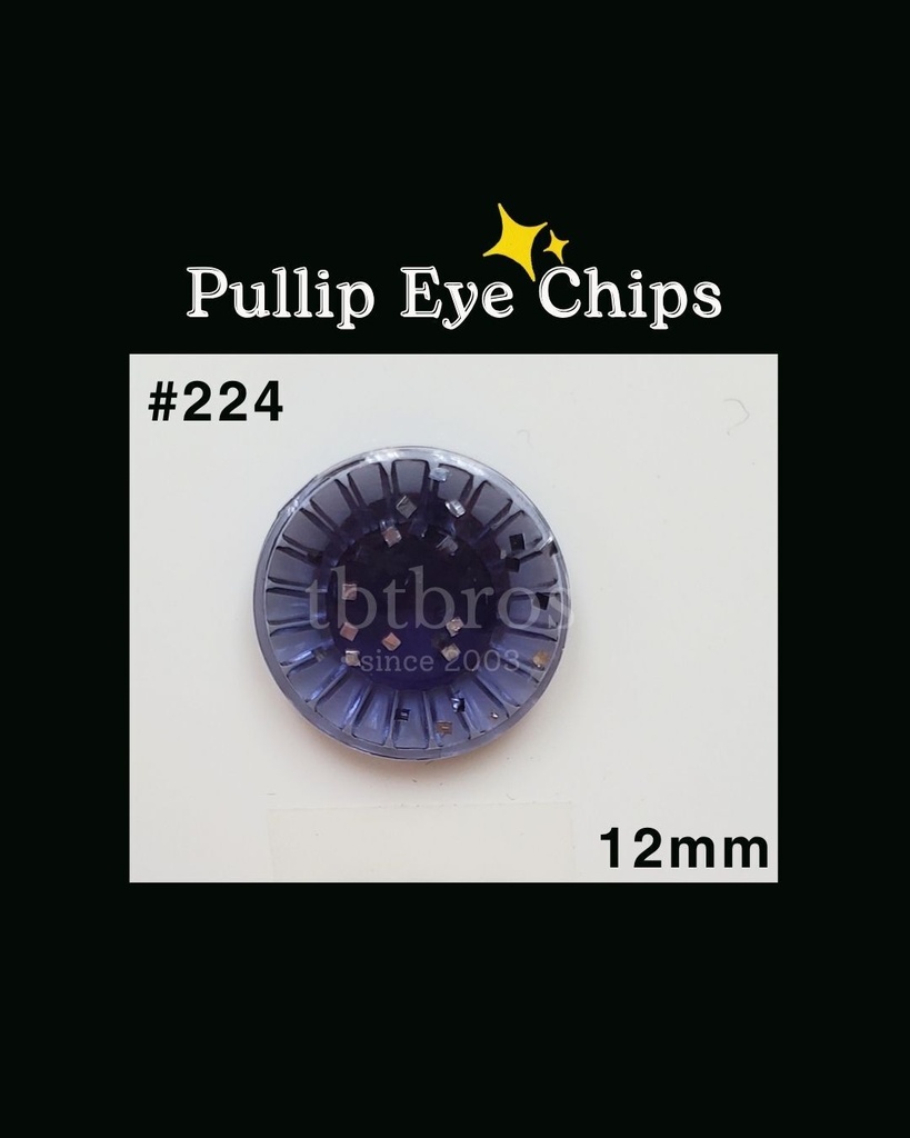 【プーリップ用】グリッターアイ #224 Blue Grey