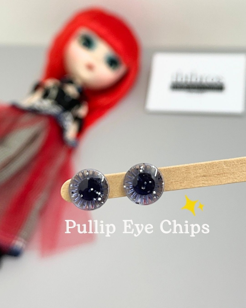 【プーリップ用】グリッターアイ #224 Blue Grey