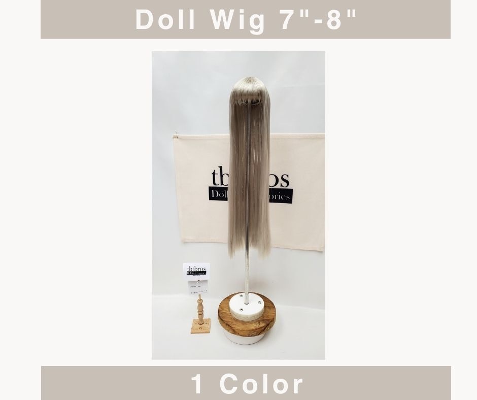 ウイッグ / 7-8インチ / ロングストレート *長さ 40cm  (7-8/28337L) (Grey #60) 