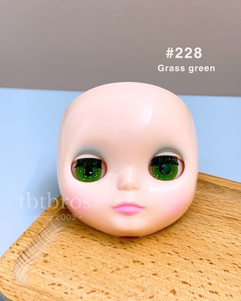 【ブライス用】カラーアイ Green Glitter