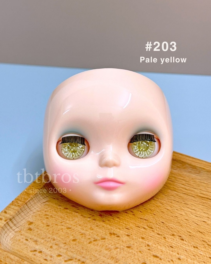 【ブライス用】カラーアイ Yellow Glitter