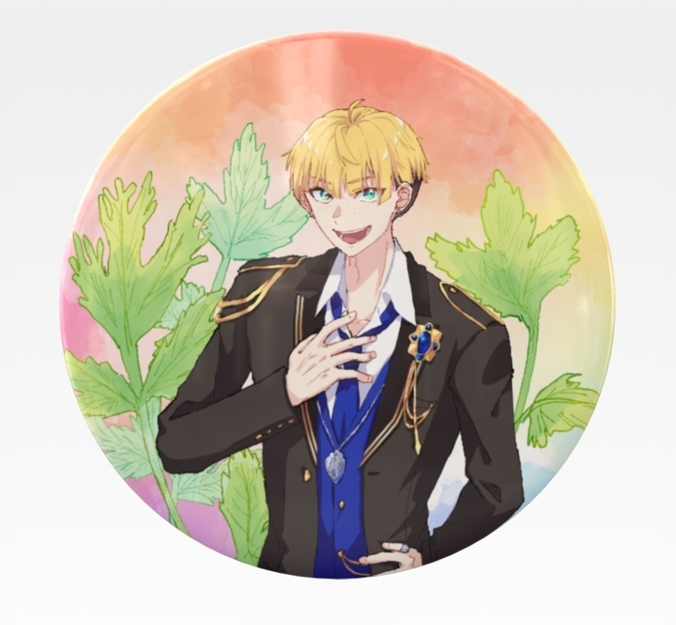 全グール缶バッジ 花×グール