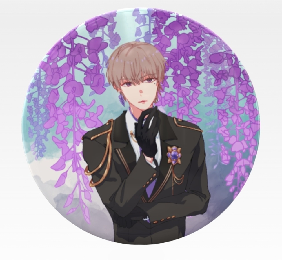 全グール缶バッジ 花×グール