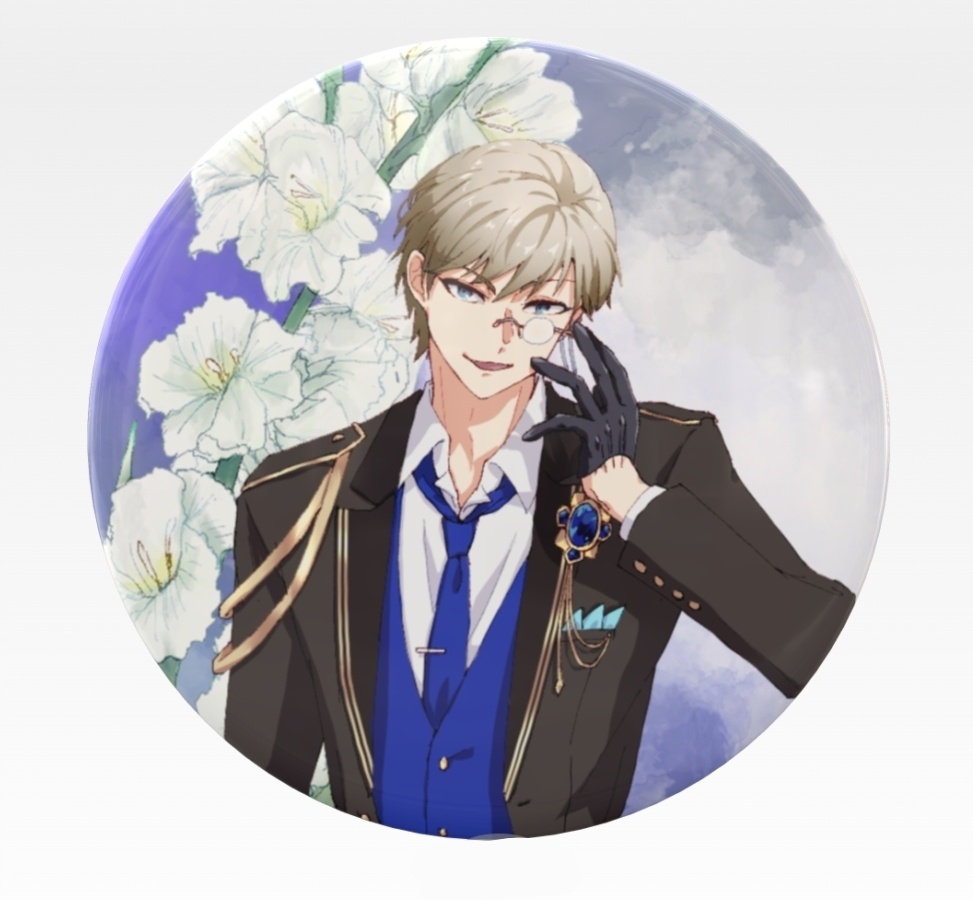 全グール缶バッジ 花×グール