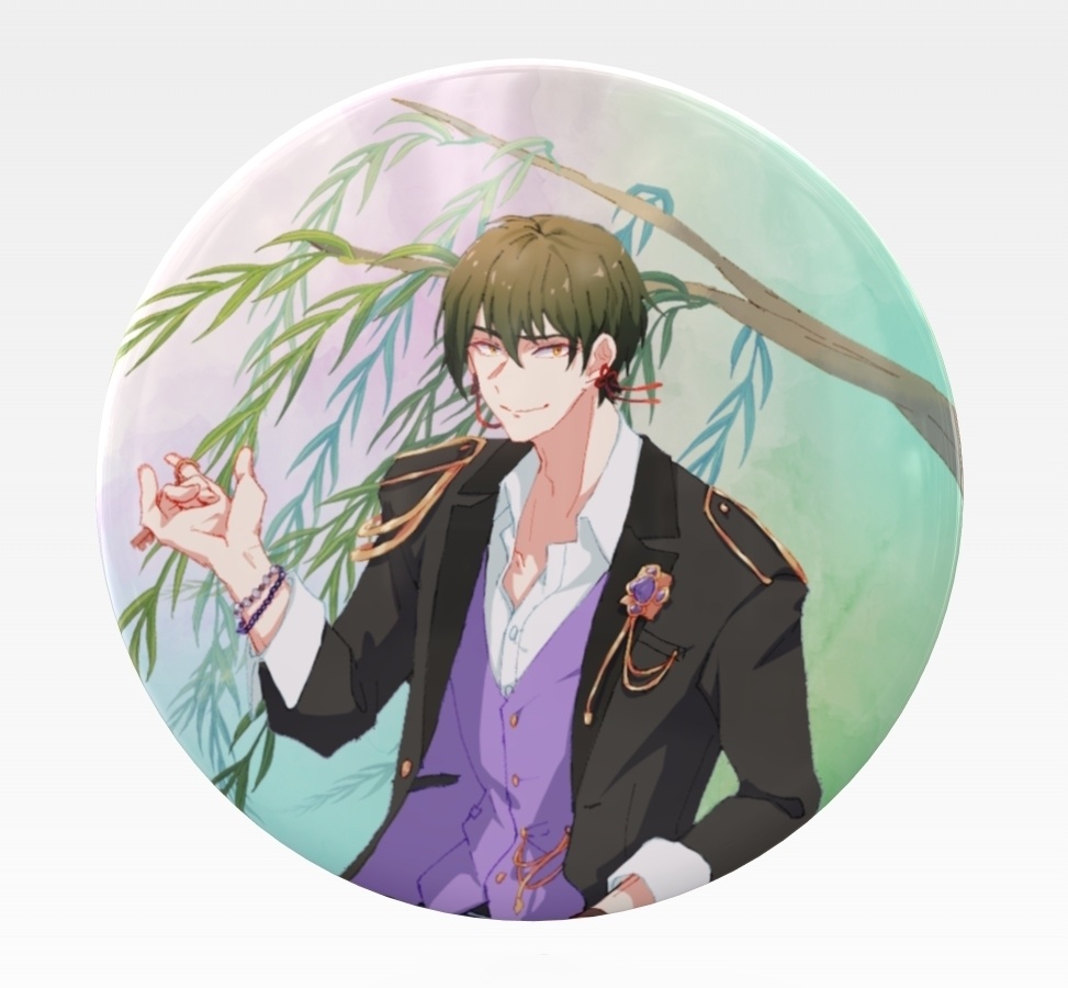 全グール缶バッジ 花×グール