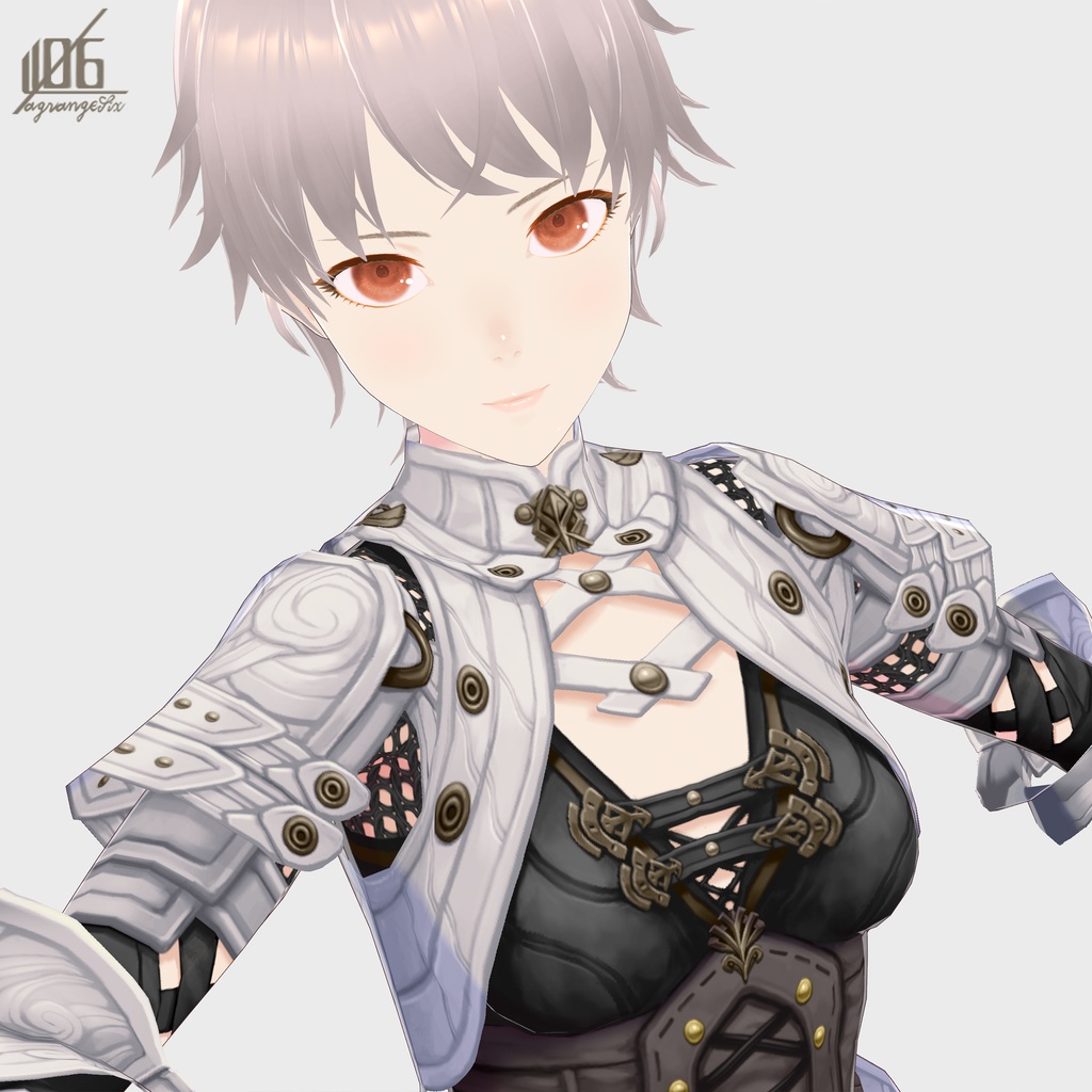 新作!☆★L6 Leather ArmourⅡ★☆(Color×5)【VroidStudio用正式版用衣装テクスチャ】