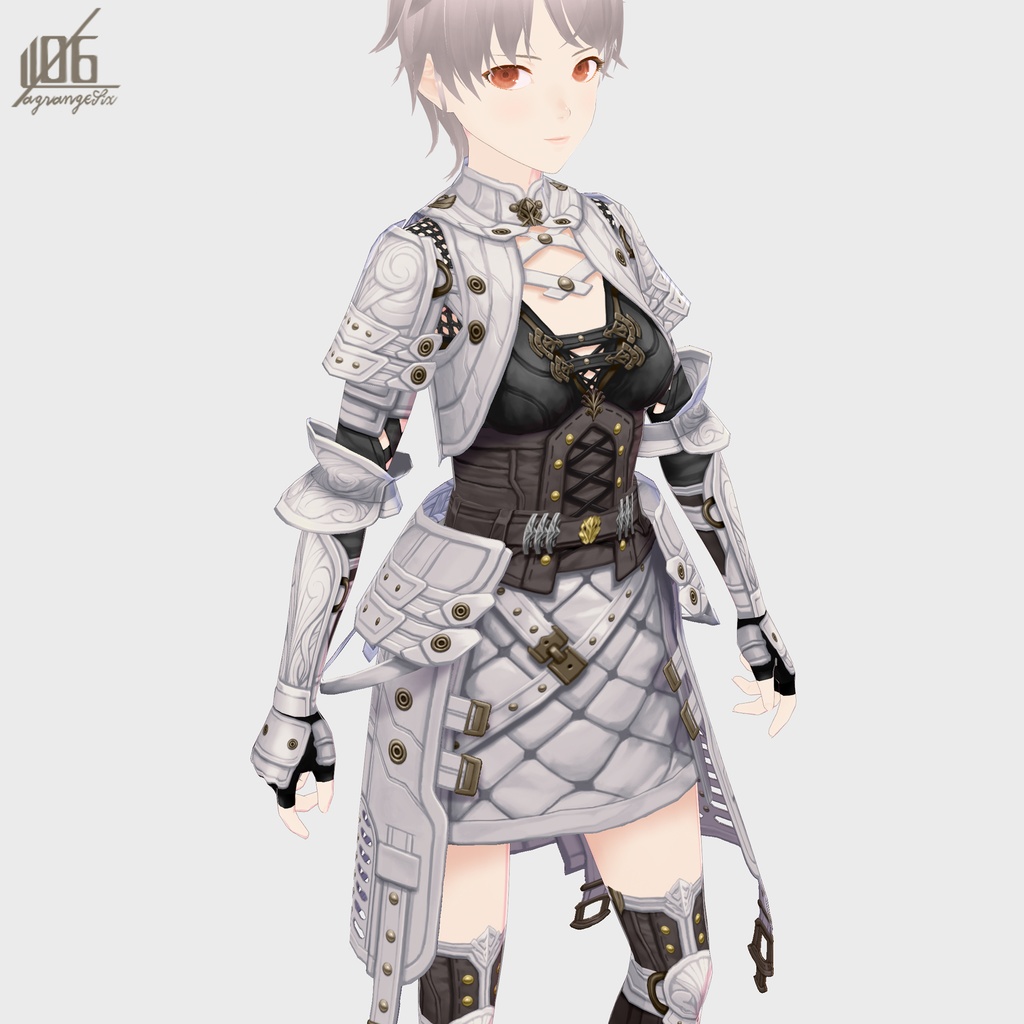 新作!☆★L6 Leather ArmourⅡ★☆(Color×5)【VroidStudio用正式版用衣装テクスチャ】