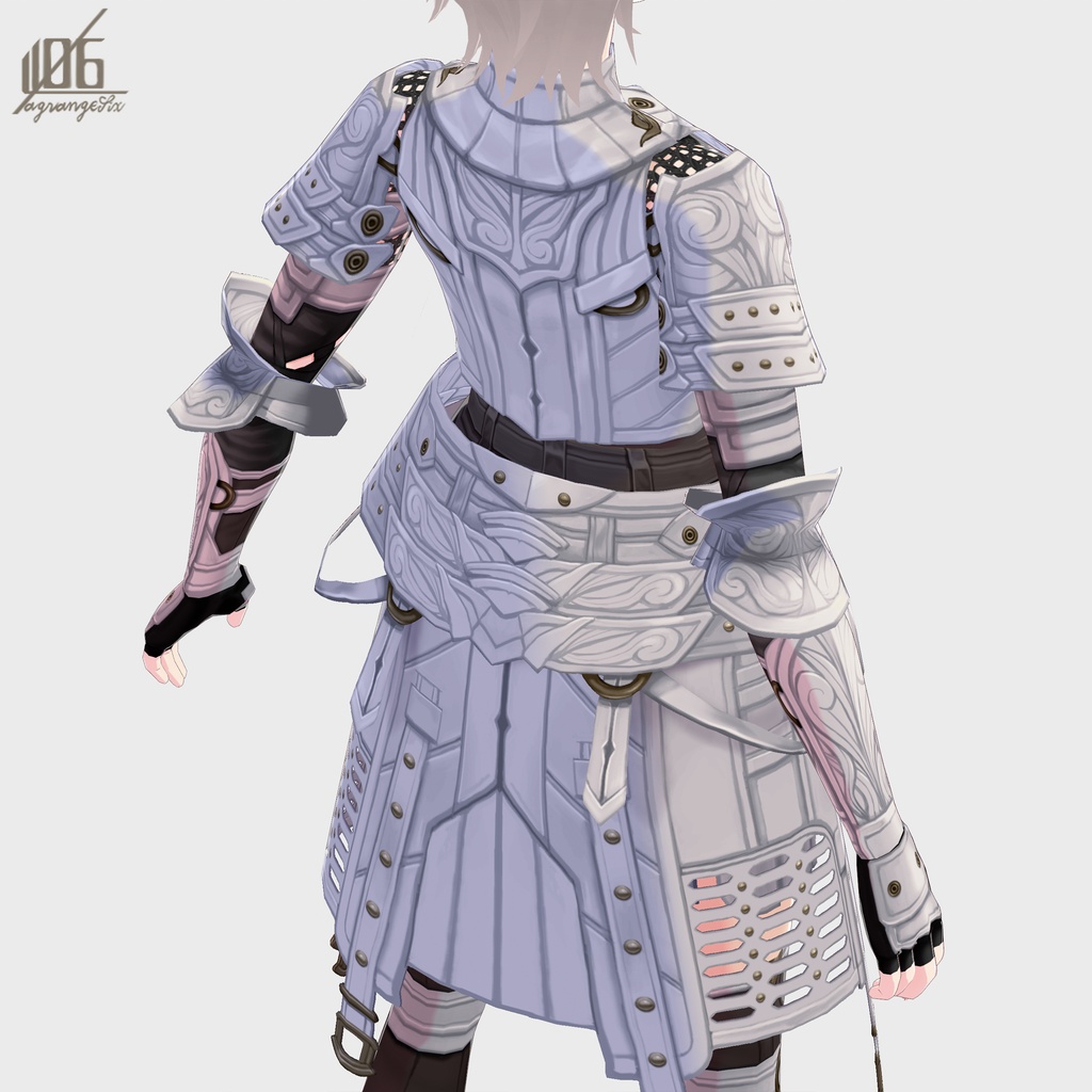 新作!☆★L6 Leather ArmourⅡ★☆(Color×5)【VroidStudio用正式版用衣装テクスチャ】