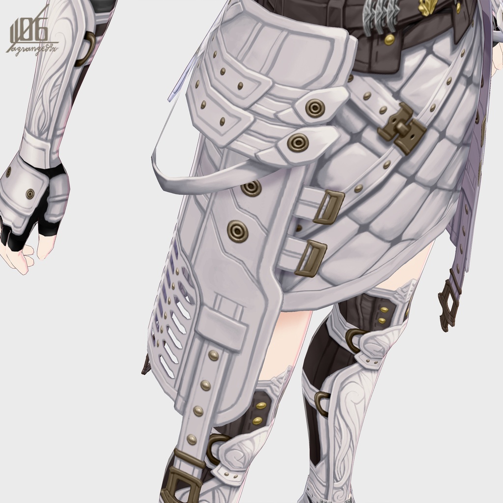 新作!☆★L6 Leather ArmourⅡ★☆(Color×5)【VroidStudio用正式版用衣装テクスチャ】