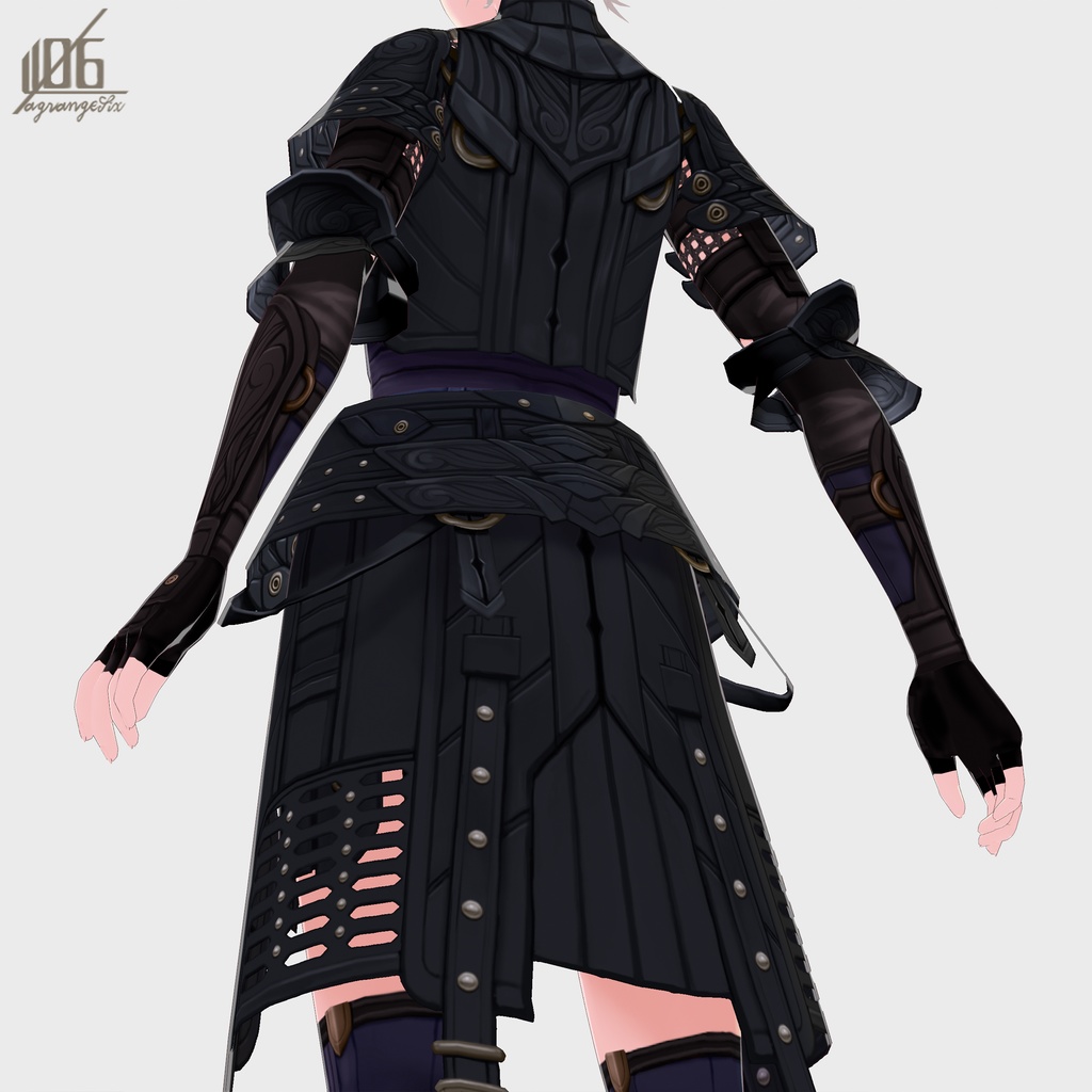新作!☆★L6 Leather ArmourⅡ★☆(Color×5)【VroidStudio用正式版用衣装テクスチャ】