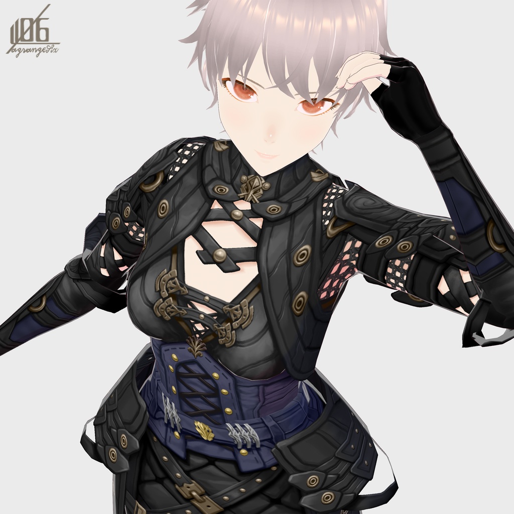 新作!☆★L6 Leather ArmourⅡ★☆(Color×5)【VroidStudio用正式版用衣装テクスチャ】