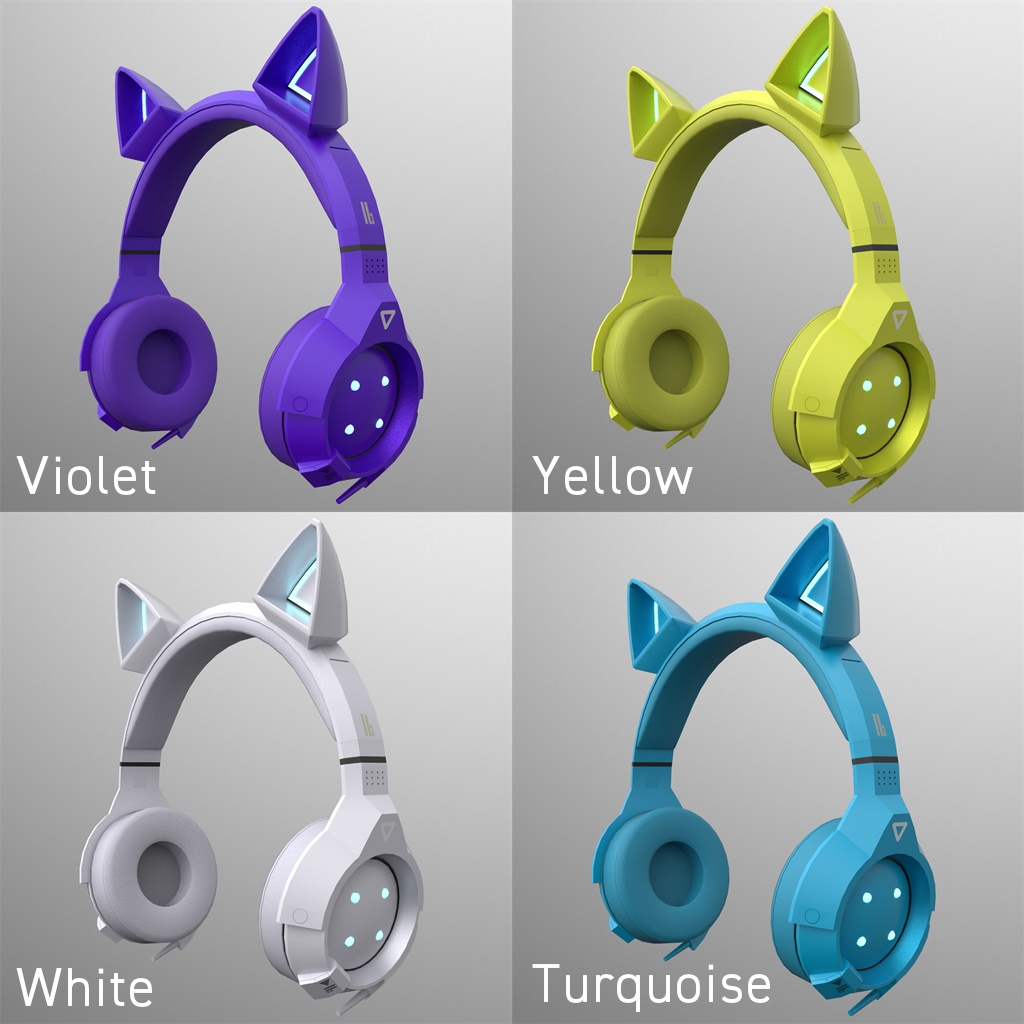 新作!☆★L6 CatEarHeadphone 38colors★☆【3Dモデル】FBXモデル/Blenderファイル/UnityPackage/ボーン設定有り