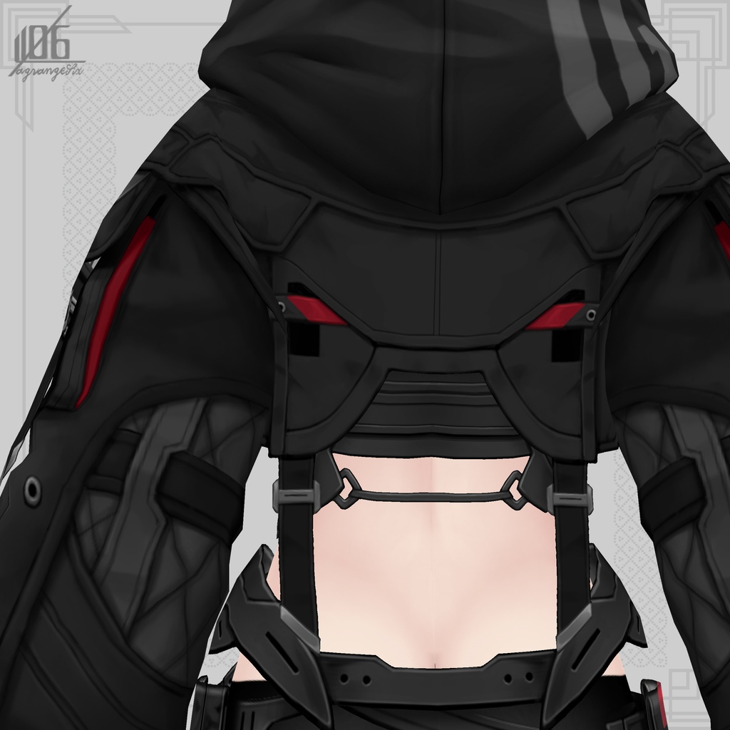 新作!☆★L6 CyberpunkⅢ★☆×9Color【VroidStudio Texture】Lagrangesix 3th Anniversary Model