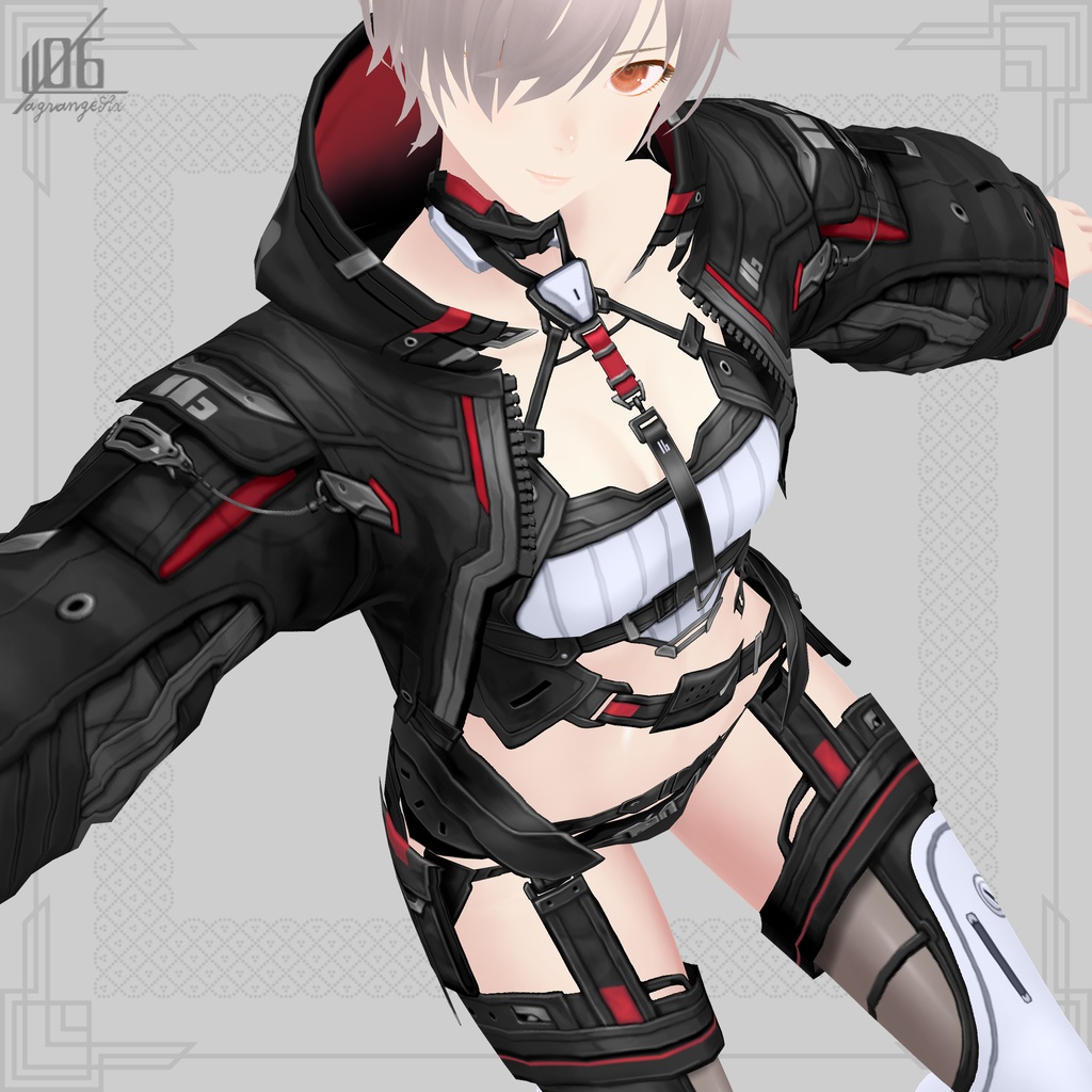 新作!☆★L6 CyberpunkⅢ★☆×9Color【VroidStudio Texture】Lagrangesix 3th Anniversary Model