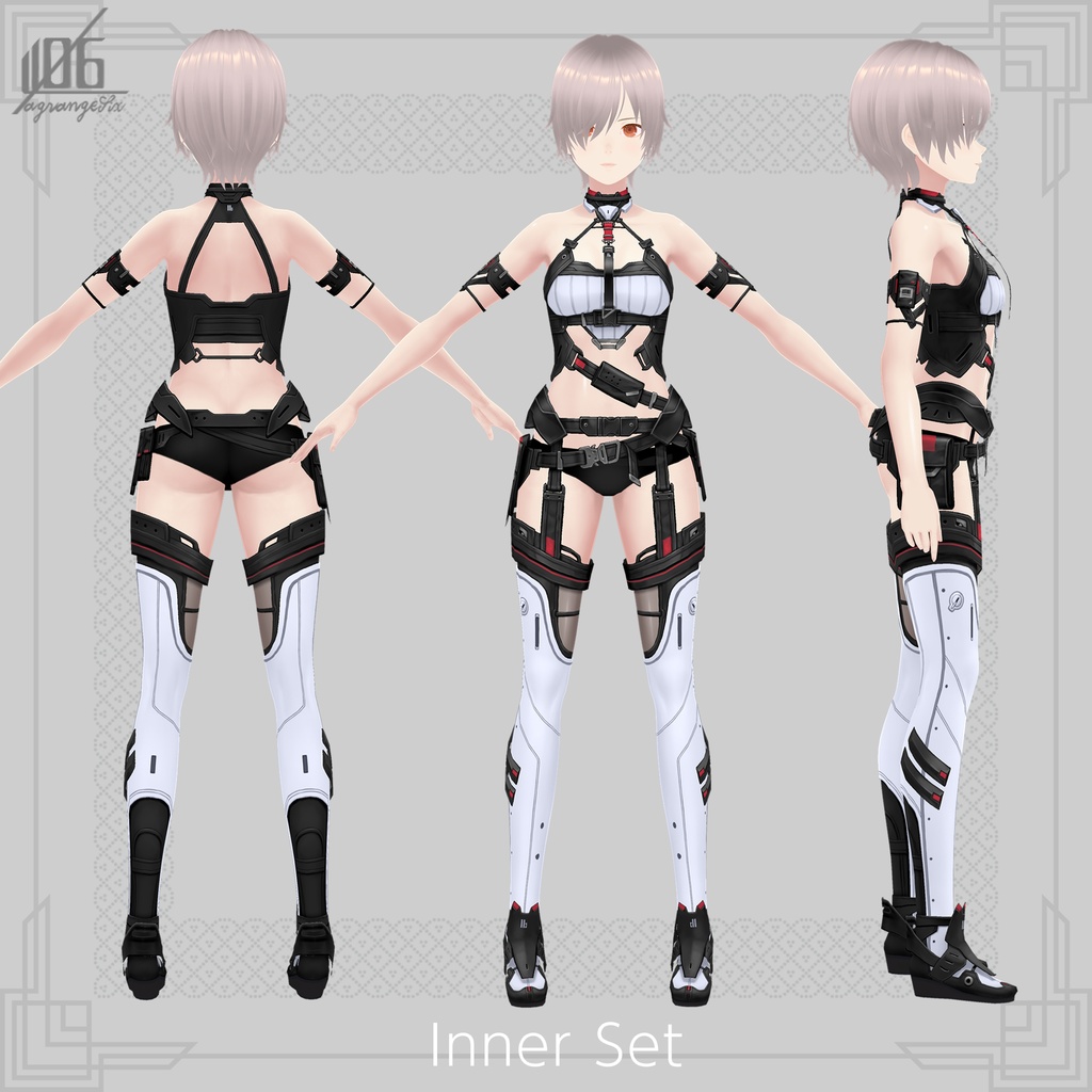 新作!☆★L6 CyberpunkⅢ★☆×9Color【VroidStudio Texture】Lagrangesix 3th Anniversary Model