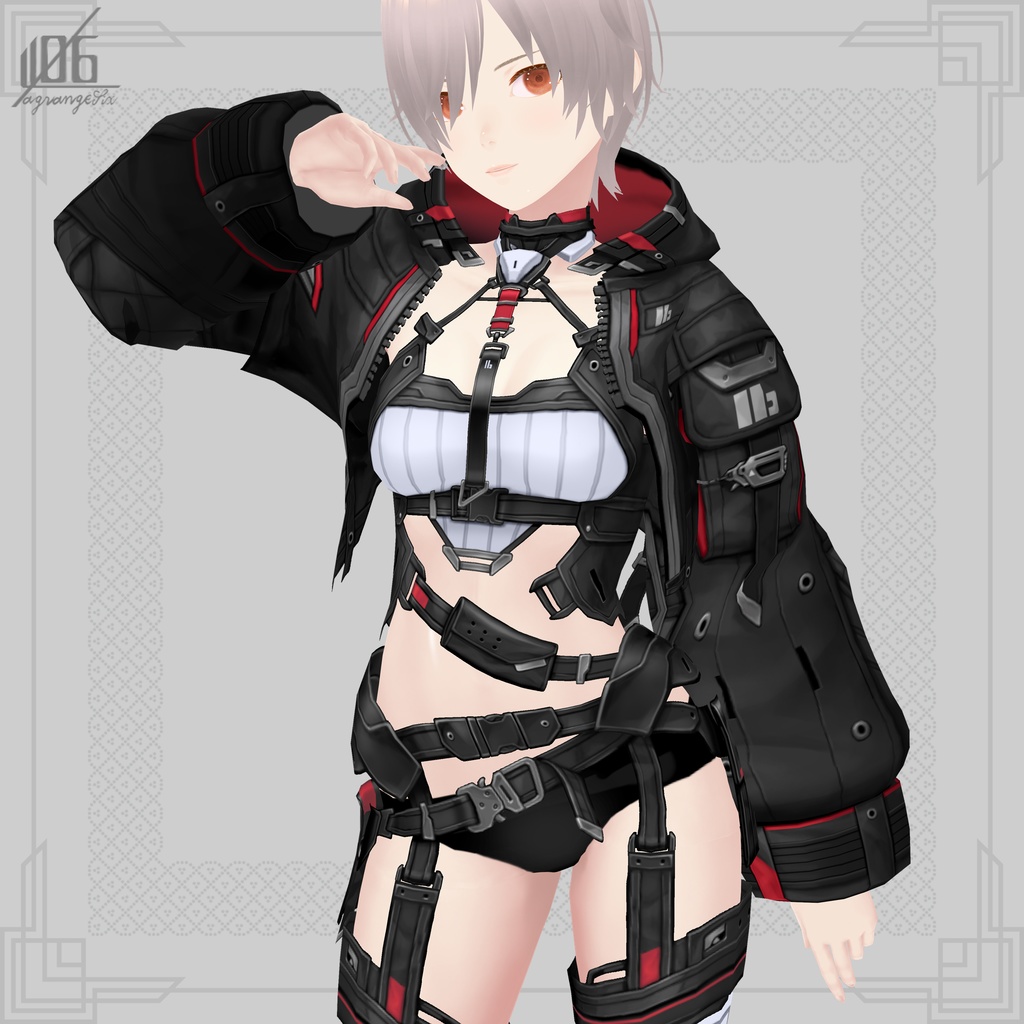 新作!☆★L6 CyberpunkⅢ★☆×9Color【VroidStudio Texture】Lagrangesix 3th Anniversary Model