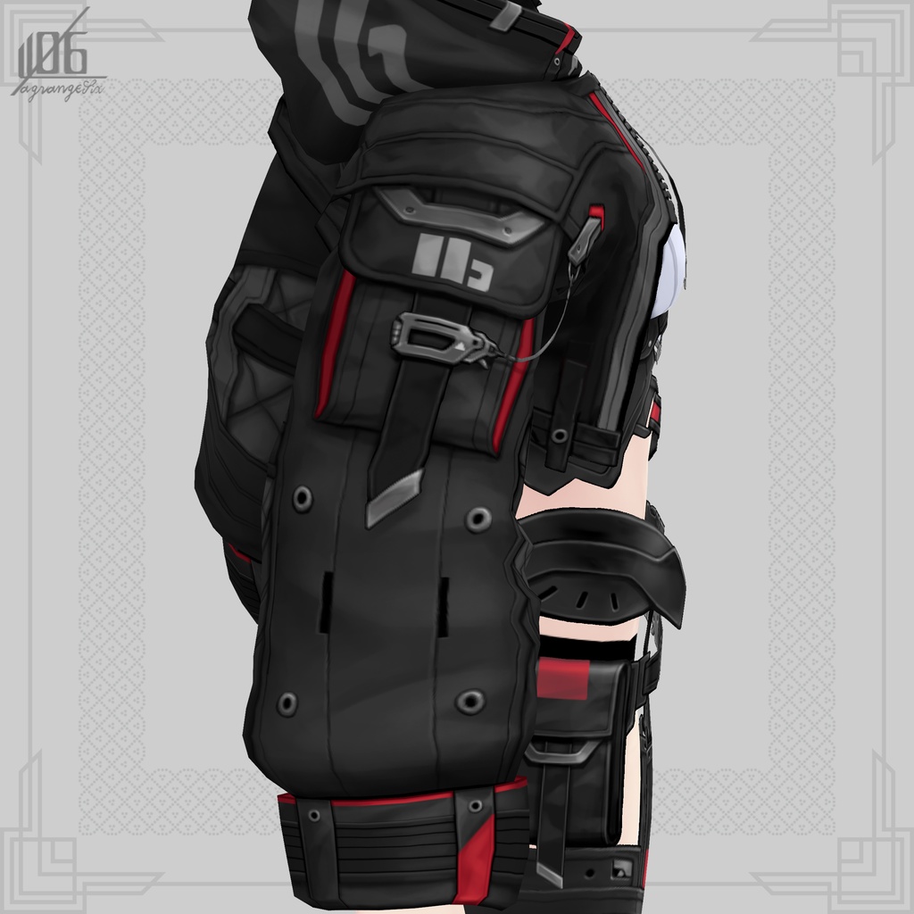 新作!☆★L6 CyberpunkⅢ★☆×9Color【VroidStudio Texture】Lagrangesix 3th Anniversary Model