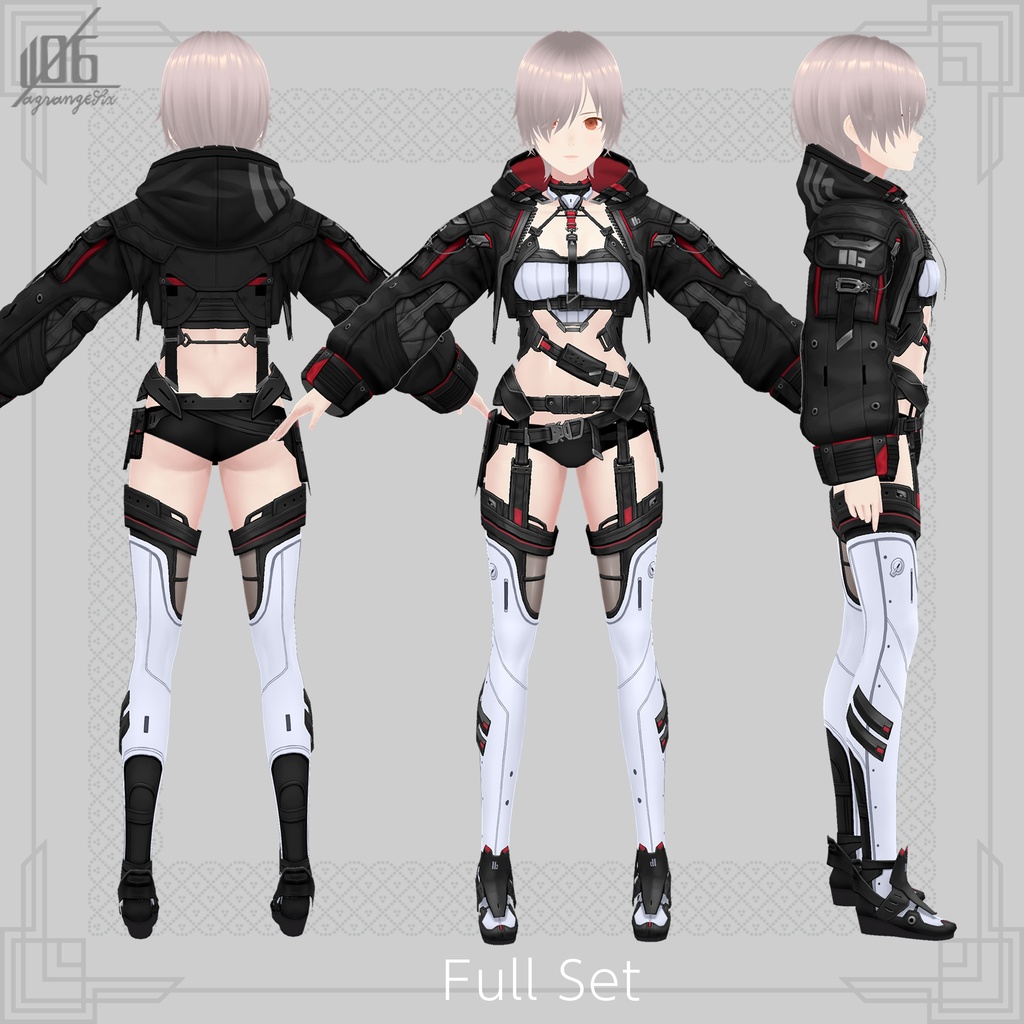 新作!☆★L6 CyberpunkⅢ★☆×9Color【VroidStudio Texture】Lagrangesix 3th Anniversary Model