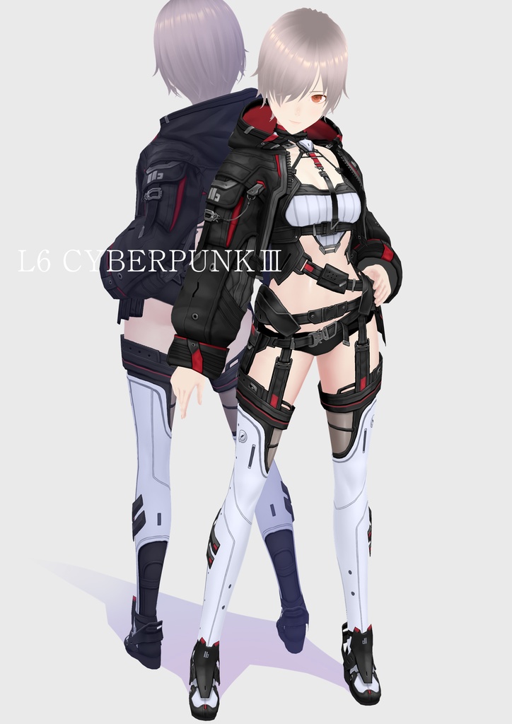 新作!☆★L6 CyberpunkⅢ★☆×9Color【VroidStudio Texture】Lagrangesix 3th Anniversary Model