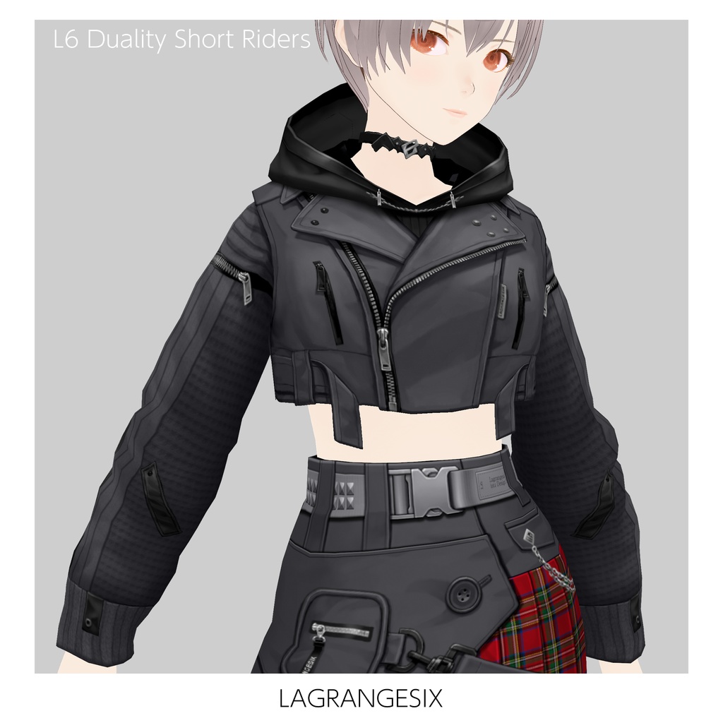 新作！☆★L6 Duality Short Riders★☆5Color+α【VroidStudio用正式版用衣装テクスチャ】