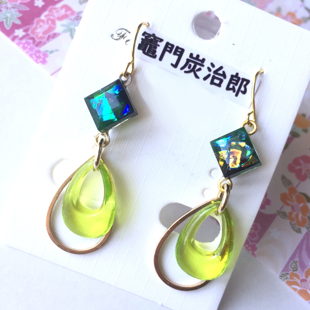 鬼滅の刃 ツートンピアス(イヤリング)