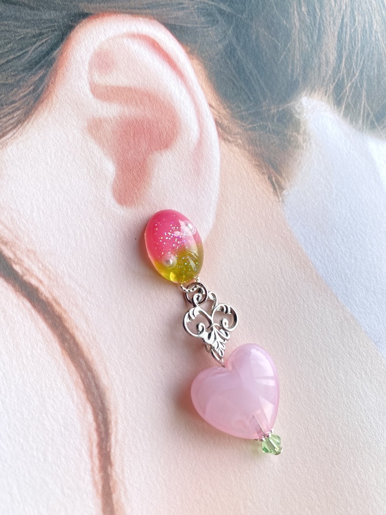 鬼滅の刃 甘露寺蜜璃 イヤーアクセサリー