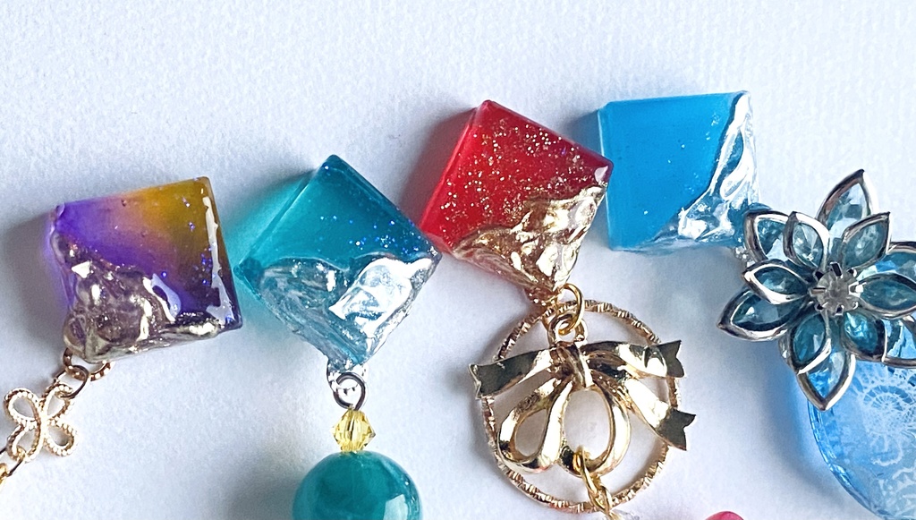 刀剣乱舞手染めビーズアクセサリー