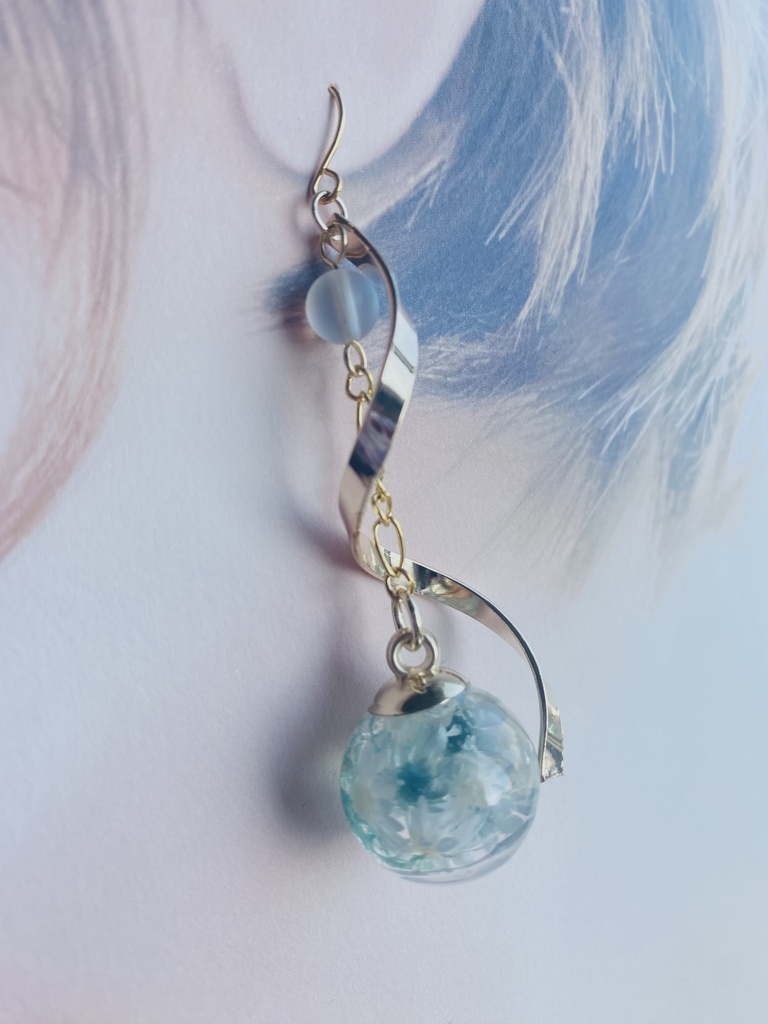 ハーバリウムアクセサリー 孫六・雲生