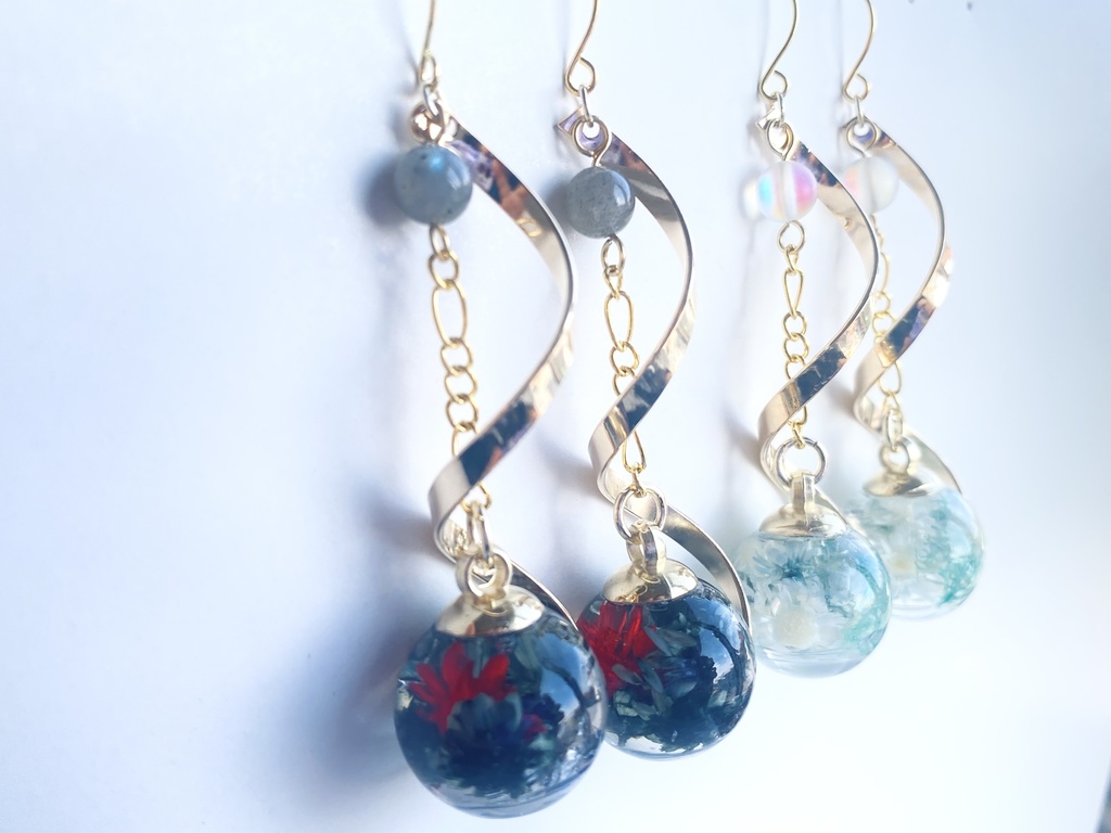 ハーバリウムアクセサリー 孫六・雲生