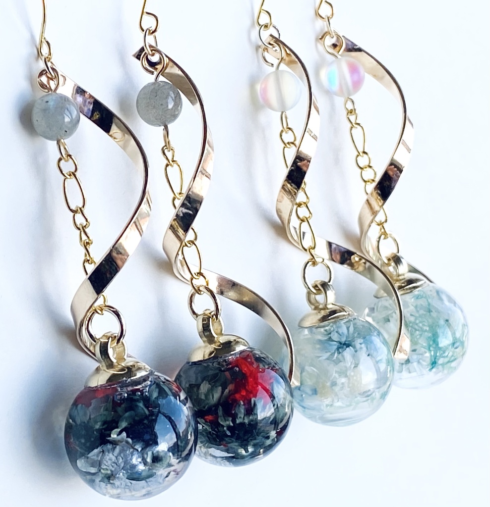 ハーバリウムアクセサリー 孫六・雲生