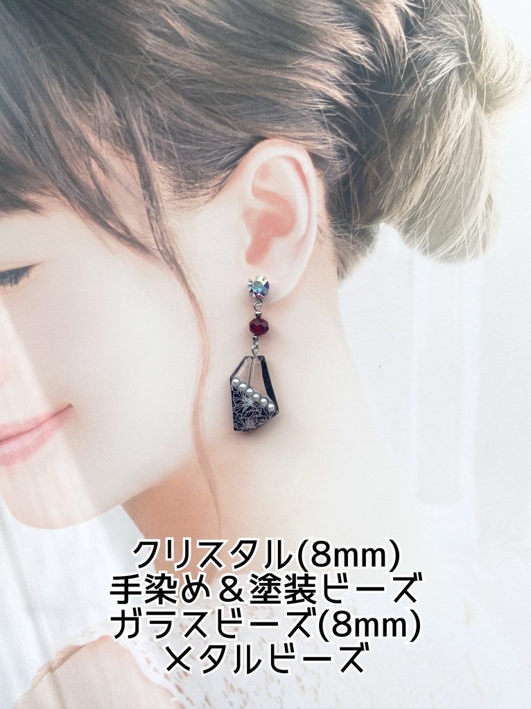 刀剣乱舞イメージ ①クリスタルピアス(イヤリング)