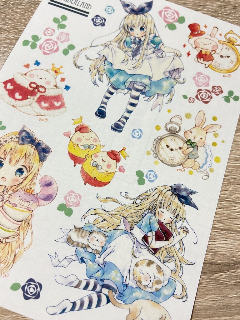 マスキングシート　ありすちゃん