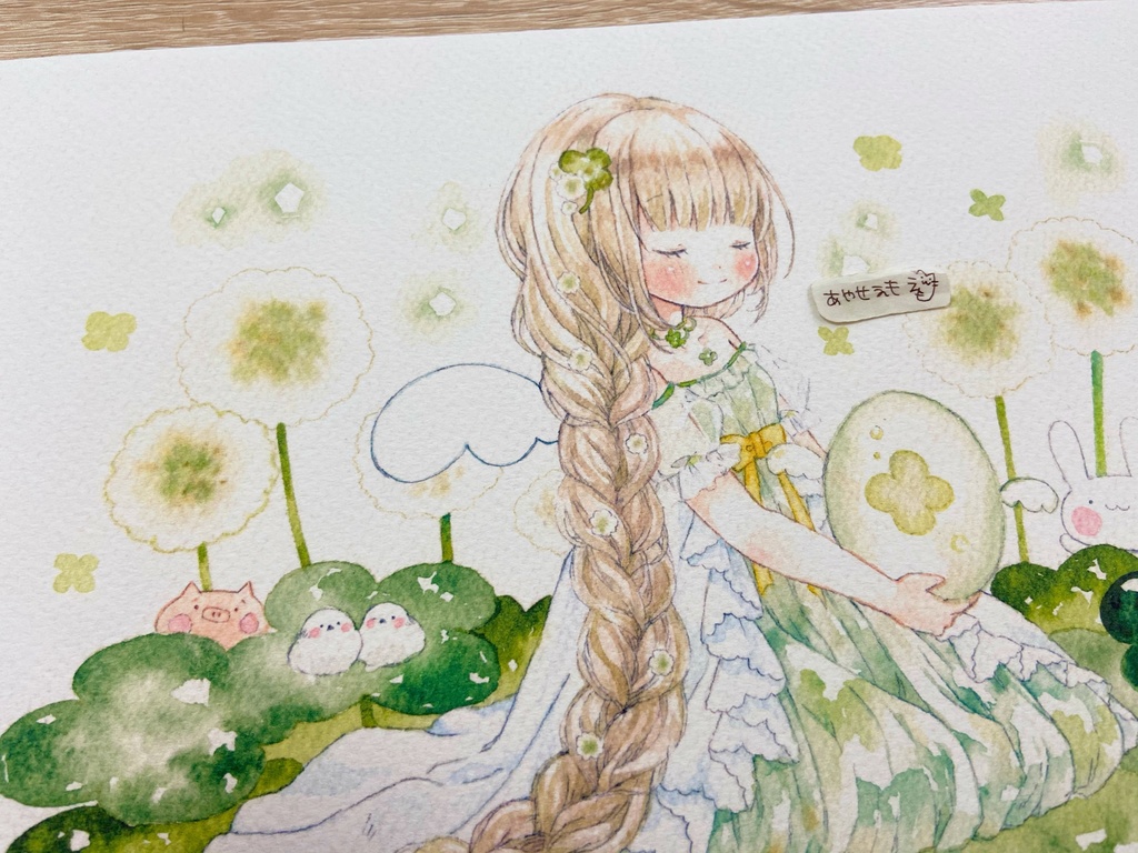 複製原画　B5　ここにいるよ