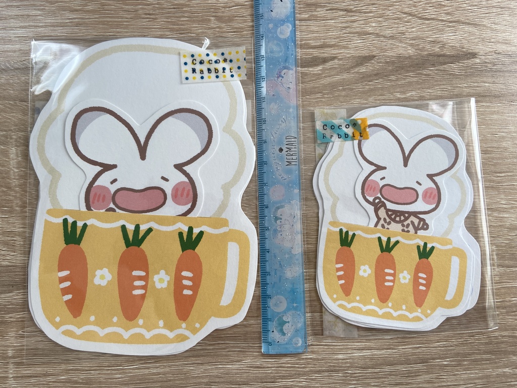 ホットドリンクのひとことカード