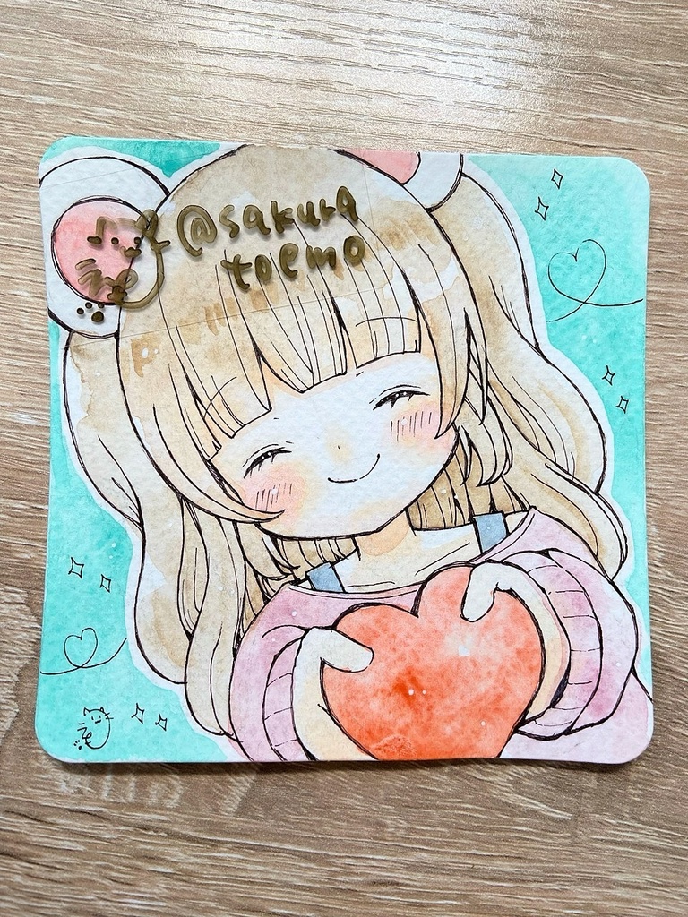 【原画】ハートのプレゼント