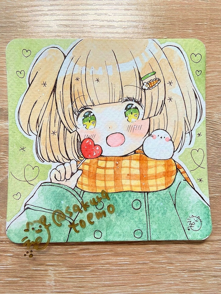 【原画】ハートのキャンディー