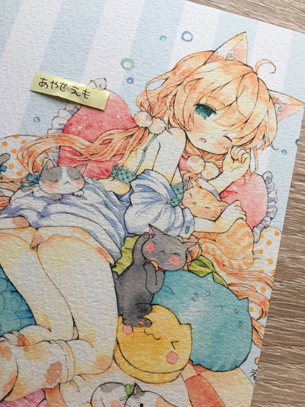複製原画B5　ねこまみれ