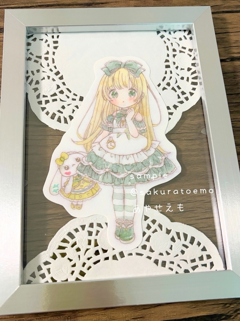 【原画】いろ色ありすちゃん