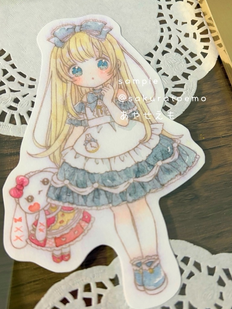 【原画】いろ色ありすちゃん