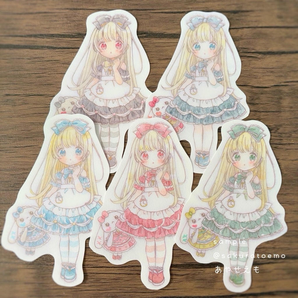【原画】いろ色ありすちゃん