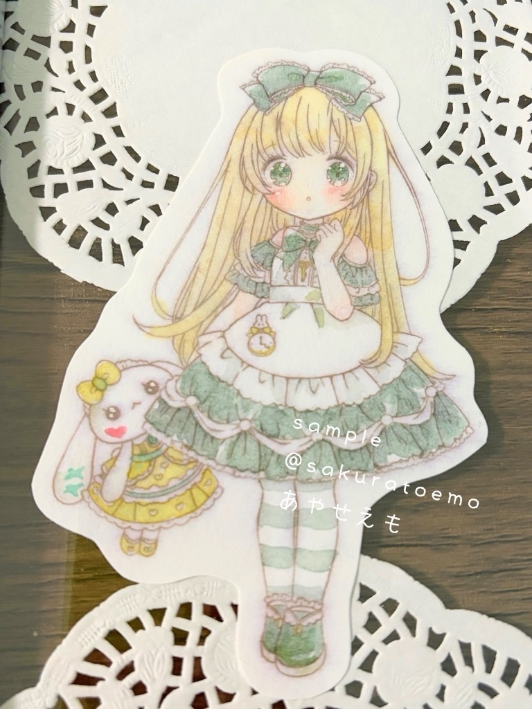 【原画】いろ色ありすちゃん
