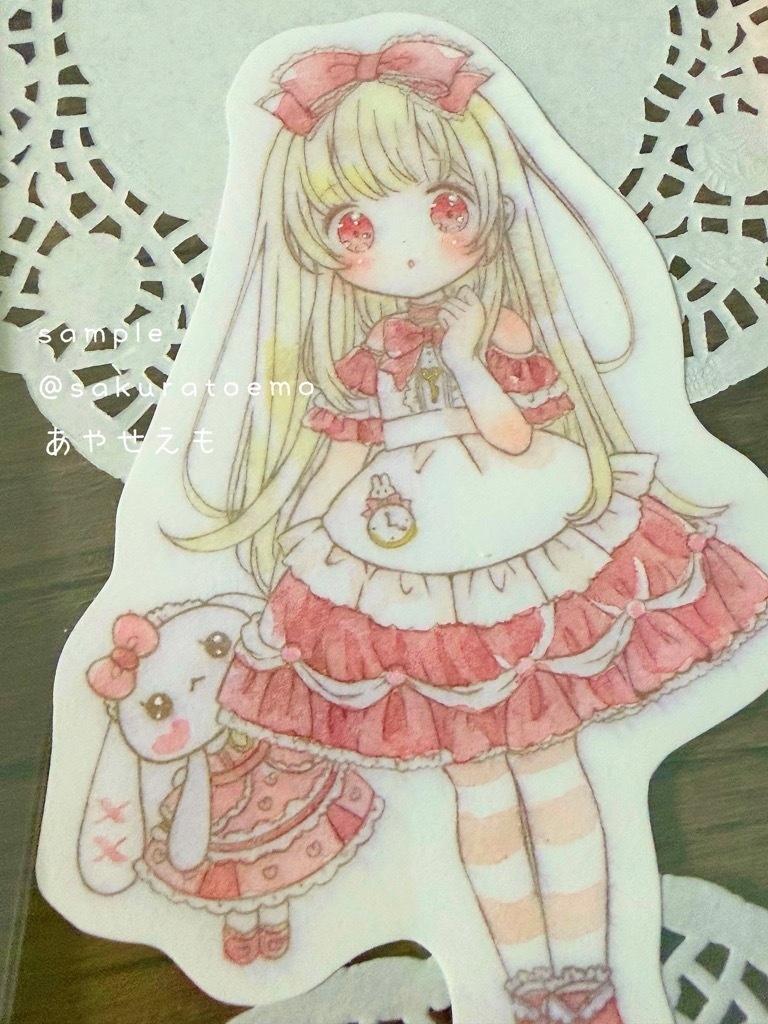【原画】いろ色ありすちゃん