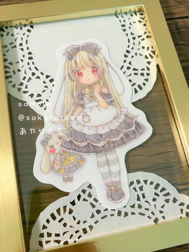 【原画】いろ色ありすちゃん