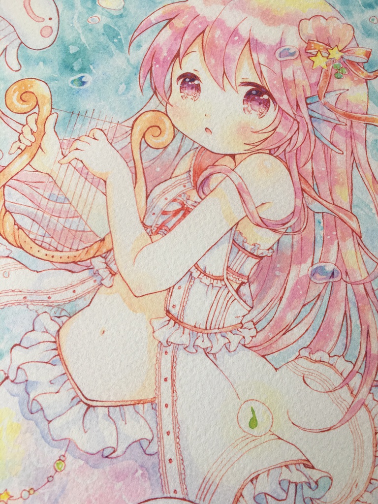 複製原画B5　セーラー人魚ちゃん　2018