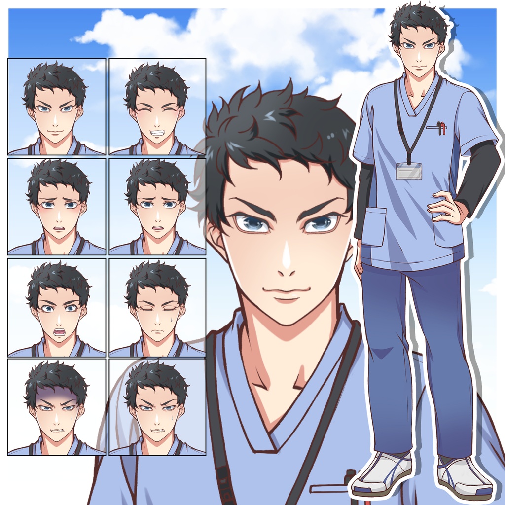 医療系の男性キャラ