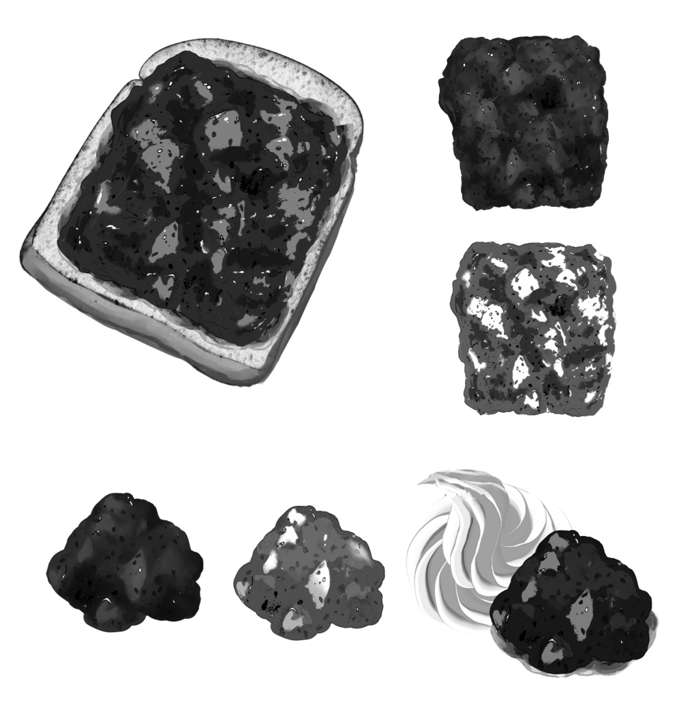 いちごジャムブラシ