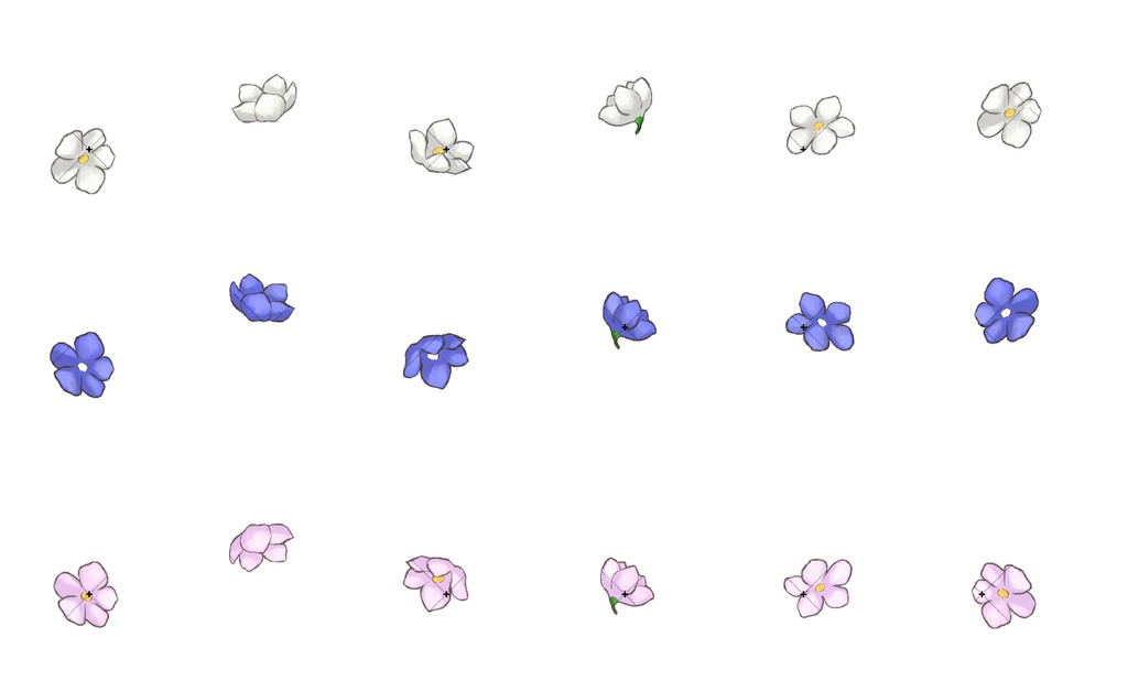 お姫様の装飾パック(フルカラー85本)