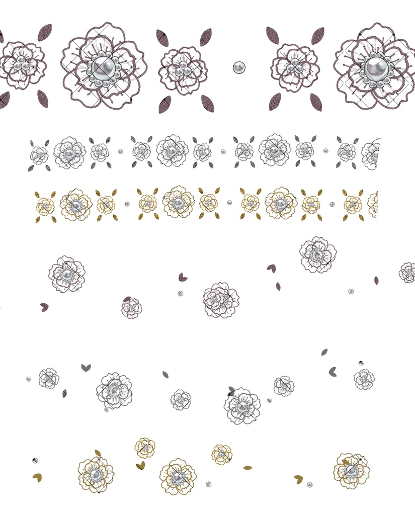 お姫様の装飾パック(フルカラー85本)