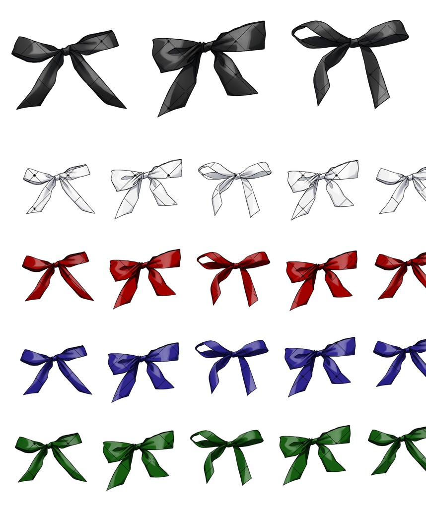 お姫様の装飾パック(フルカラー85本)