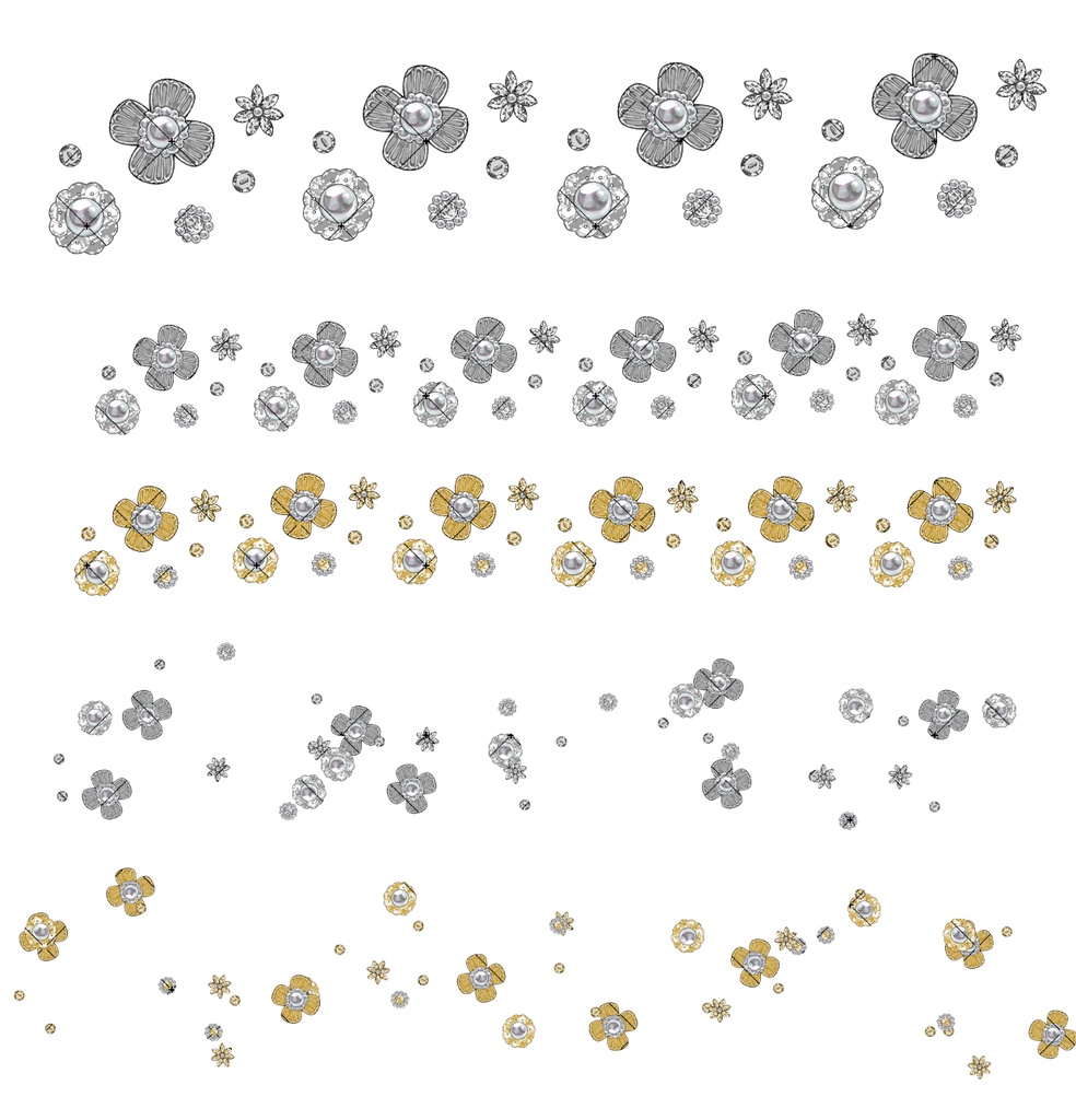 お姫様の装飾パック(フルカラー85本)